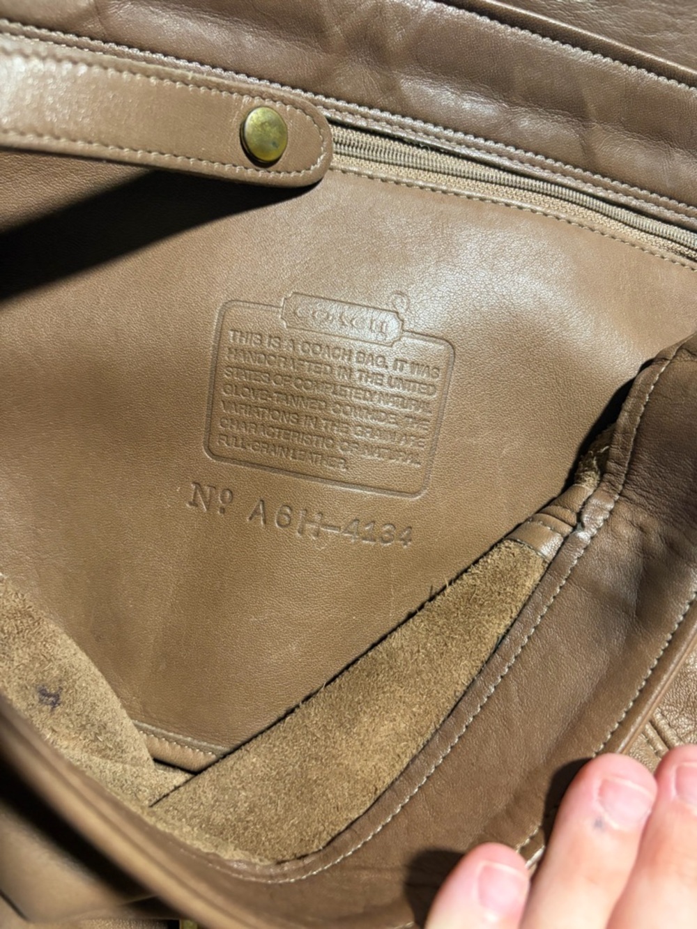 Vintage coach soho backpack - Picture 10 of 10
